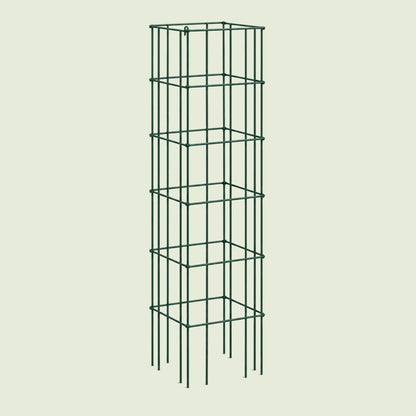 Modular Square Tomato Cages, 16.5 Inches on a soft green background