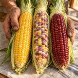 Painted Hill Sweet Corn Seeds harvest up close
