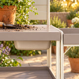 Potting Bench and Cart Set detail