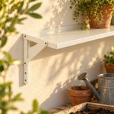 Potting Bench Bar Top Shelf detail