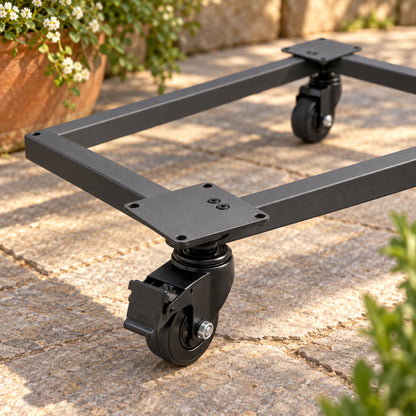 Rolling Cart for 21 x 48 Inch Planter detail
