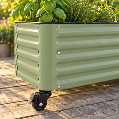 Rolling Garden Bed, 21 x 96 Inches detail