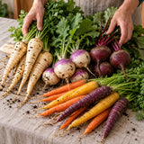 Root Vegetable Seed Bundle harvest up close