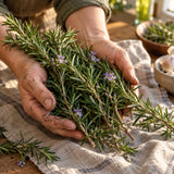 Rosemary Herb Seeds harvest up close