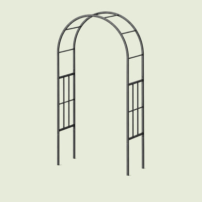 Round Garden Arch, 4.75 Feet on a soft green background