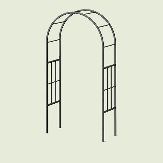 Round Garden Arch, 4.75 Feet on a soft green background
