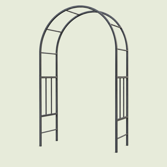 Round Garden Arch, 5.75 Feet on a soft green background