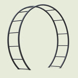 Round Moon Garden Gate on a soft green background