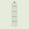 Round Obelisk Garden Trellis, 6.4 Feet on a soft green background