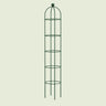 Round Obelisk Garden Trellis, 7.6 Feet on a soft green background