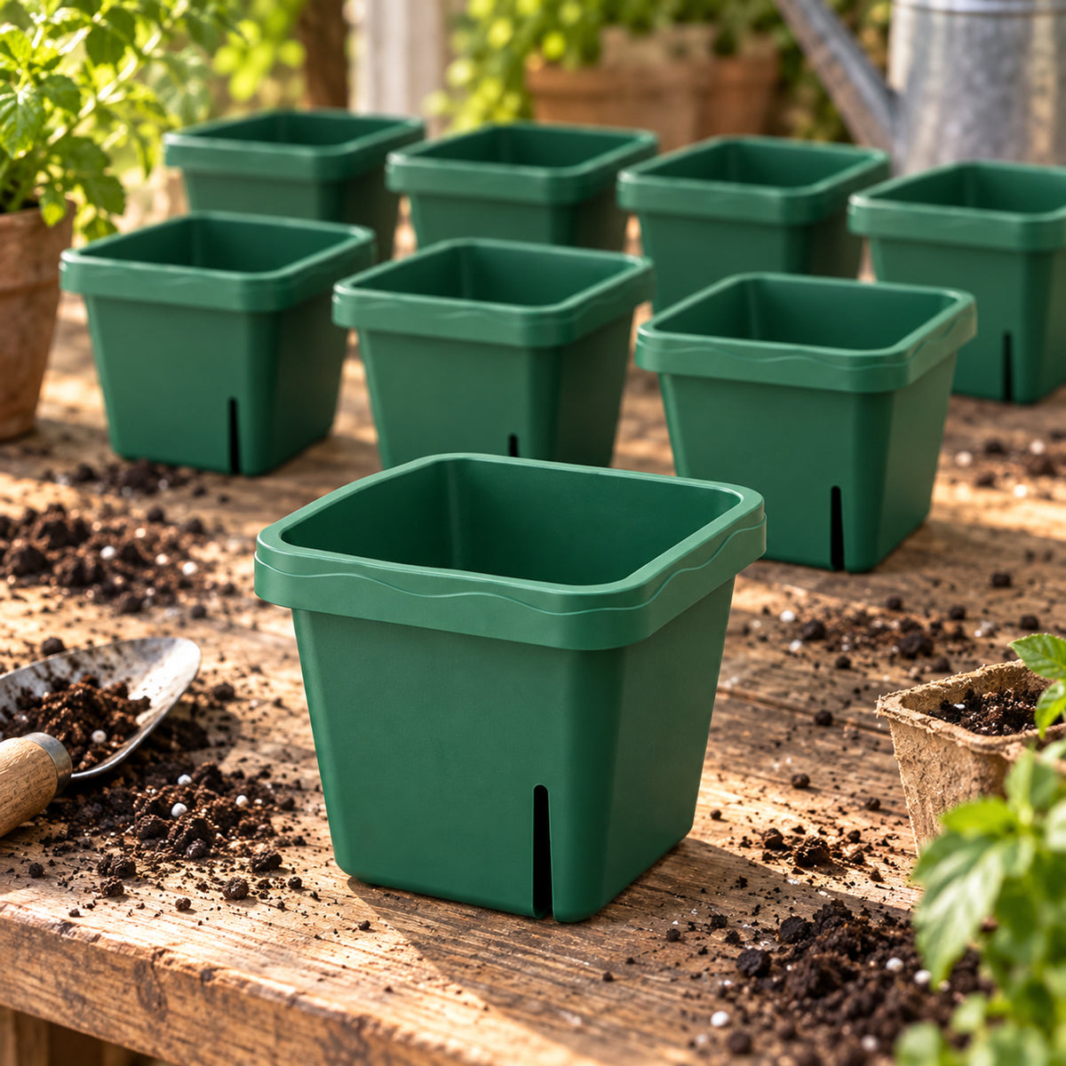 Seedling Pots, 5 x 5 Inches, 8 Pack detail