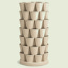 Seven Tier Vertical Planter on a soft green background