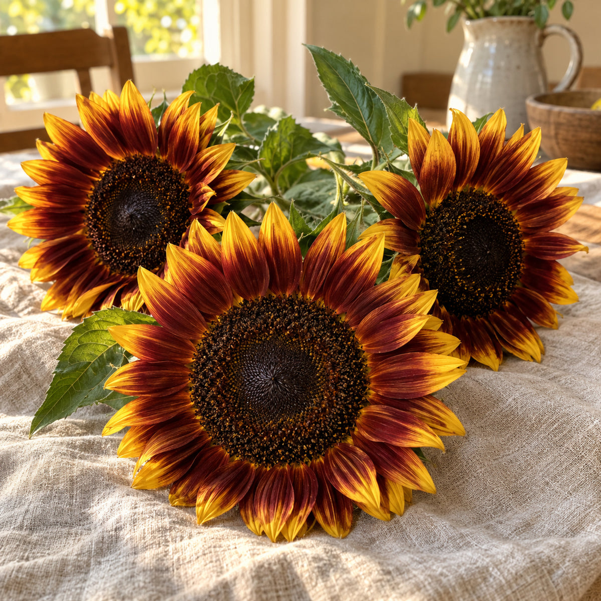 Shock-O-Lat Sunflower Seeds harvest up close