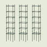 Six-Tier Tomato Tower Supports, 3 Pack on a soft green background