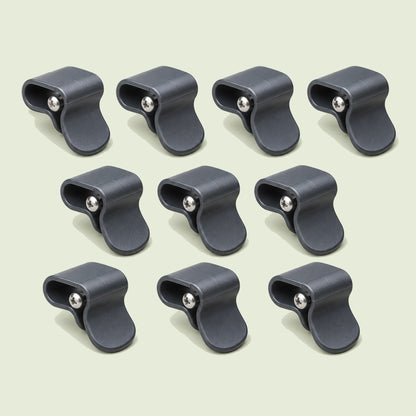 Snap-On Irrigation Clamp Set on a soft green background