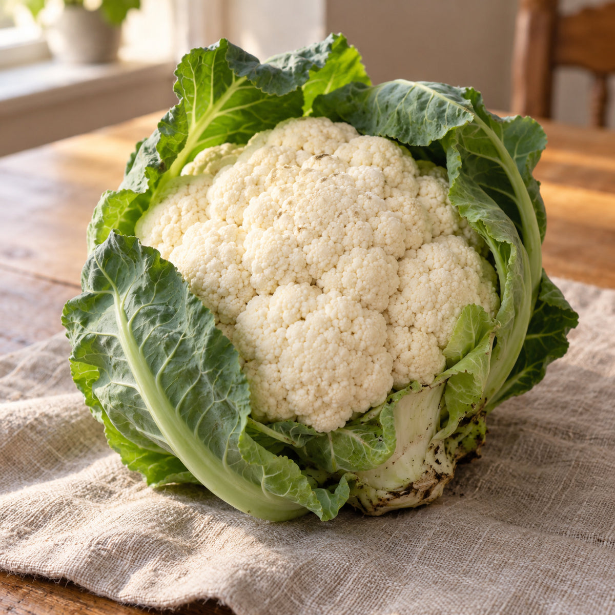 Snowball Y Cauliflower Seeds harvest up close