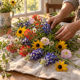 Southern Plains Flower Mix Seed Shaker harvest up close