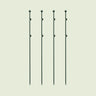 Spiral Garden Stakes, 4 Pack on a soft green background