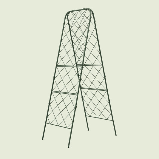 Standard Adjustable A-Frame Trellis on a soft green background