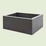 Steel Side Panels for Garden Planter on a soft green background