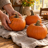 Sugar Pie Pumpkin Seeds harvest up close