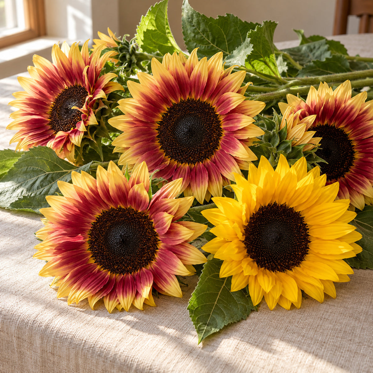 Summer Lovin Sunflower Seeds harvest up close