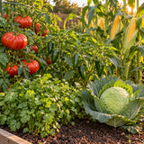 Taco Night Garden Seed Bundle growing in a home garden