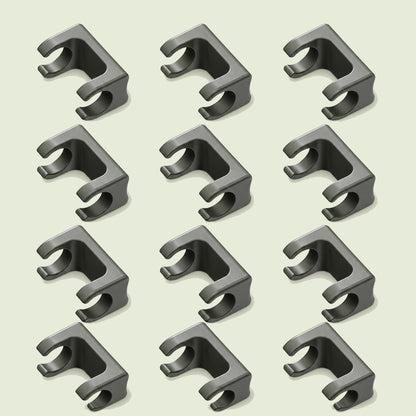 Tee Bracket for Irrigation Lines on a soft green background
