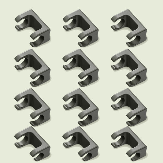 Tee Bracket for Irrigation Lines on a soft green background
