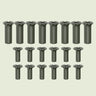 Tee Plugs for Irrigation Lines on a soft green background