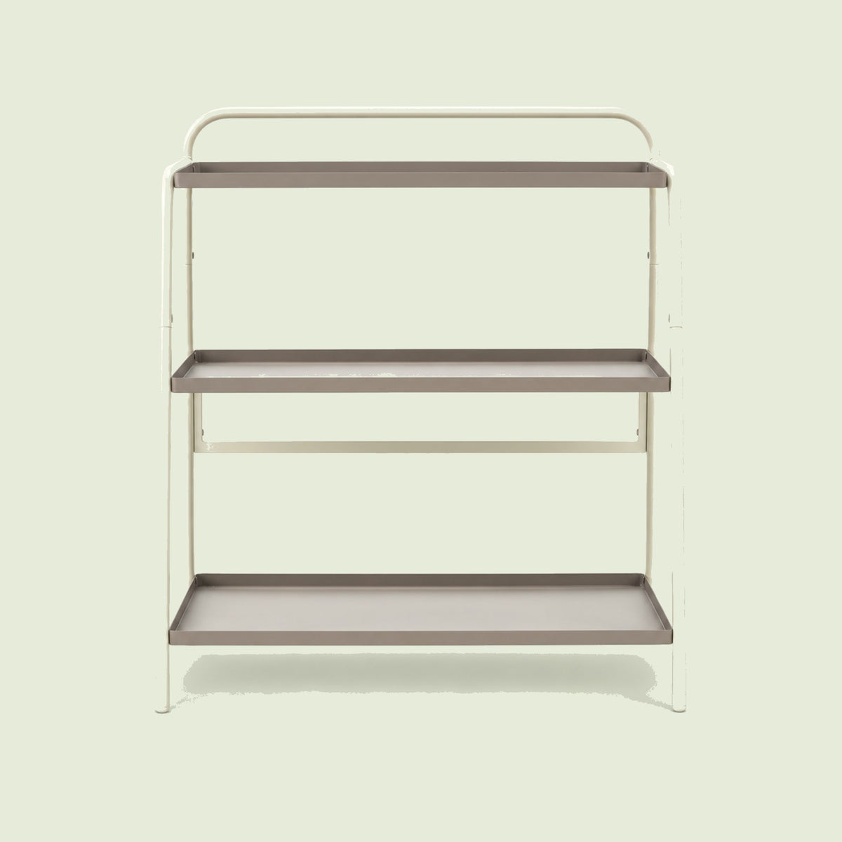 Three-Tier Plant Stand on a soft green background