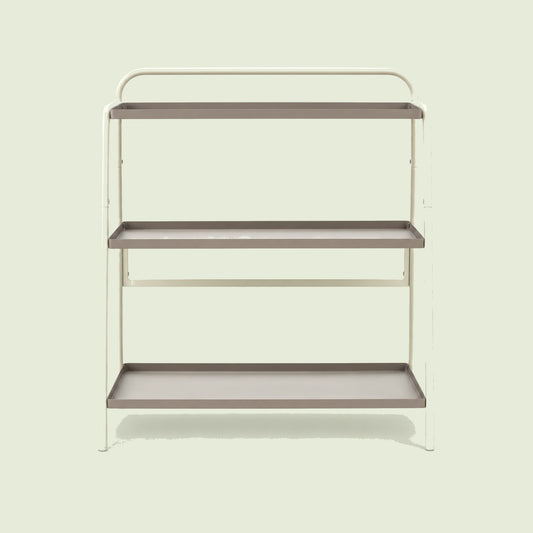 Three-Tier Plant Stand on a soft green background