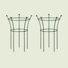 Trumpet Flower Support Cage, 2 Pack on a soft green background