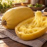 Vegetable Spaghetti Squash Seeds harvest up close