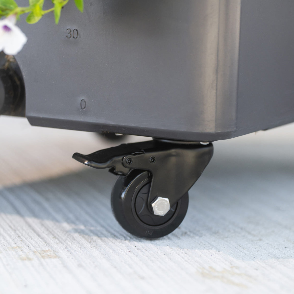 Product photo of self-watering rolling planter, 21 x 24 inches