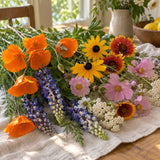 Water Wise Flower Mix Seed Shaker harvest up close
