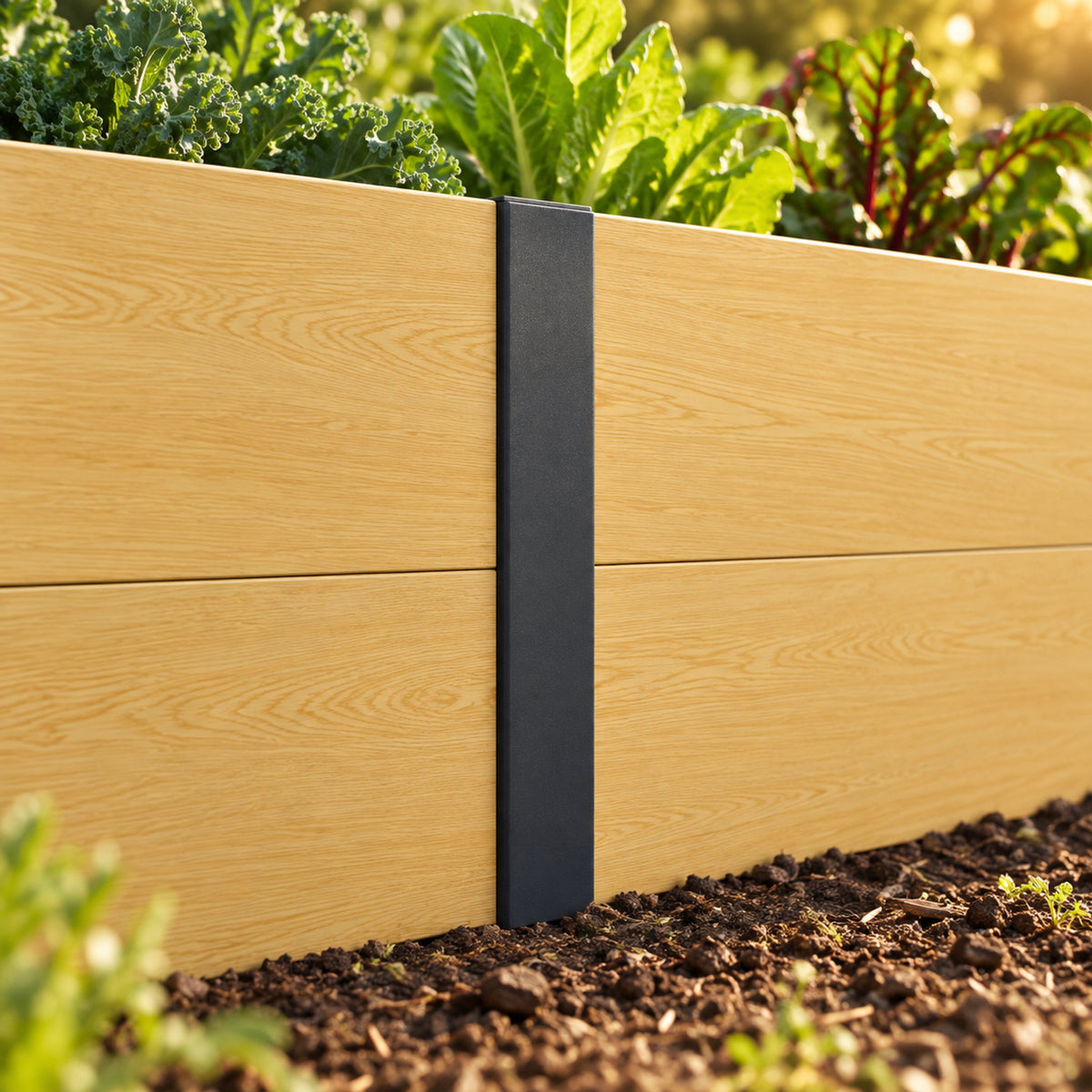 Woodgrain Raised Bed, 24 x 96 x 26 Inches detail