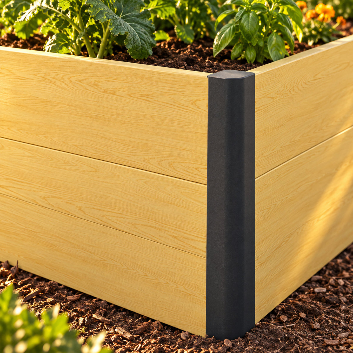 Woodgrain Raised Bed, 48 x 96 x 26 Inches detail